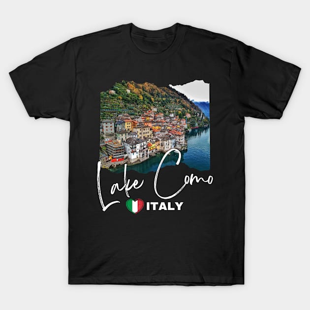 Lago Di Como / Como Lake Italy / Como Lake T-Shirt by V-Edgy